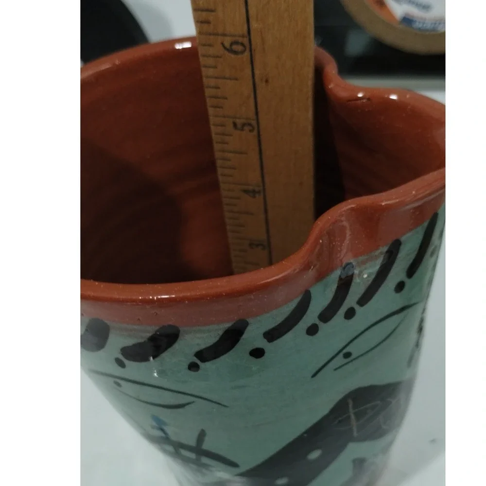 Studio Pottery‎ Pitcher Eye Mark Southwestern Folk Art 7